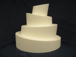 Wacky Cake Dummy, Styrene, Set of 4