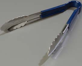 16" Color-Coded Tongs w/Slip-Resistant Sleeve, Blue�Special Price; Quantity Limited