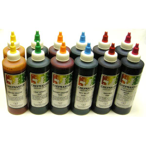 Chefmaster Liqua-Gel Variety Pack, Twelve 10.5-Ounce Bottles Food ... Chefmaster Liqua-Gel Variety Pack, Twelve 10.5-Ounce Bottles Food ...
