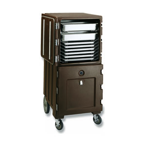 Cambro Combo Cart with Casters, DOUBLE Compartment, Holds 24 Full-Size Sheets Pans or 24 Full-Size x 2-1/2 Deep Steam Pans