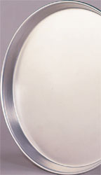 Tapered Round Aluminum Pan, 1-1/2" Deep, 12-11/16" Top Inner Diameter, 12" Bottom Inner Diameter