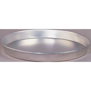 Tapered Aluminum Pan, 2" Deep, 6" Top Inner Diameter x 5" Bottom Inner Diameter