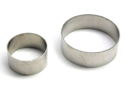 Dessert Ring, Seamless, Stainless, 1" High