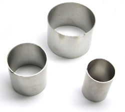 Dessert, Ring, Seamless, Stainless, 3" High