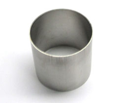 Dessert Ring, Seamless, Stainless, 3-1/2" Diameter x 3-1/2" High
