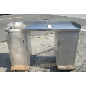 Custom Made Stainless Steel Coffee Urn Table