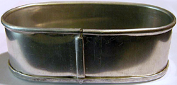Oval Challah Pan, Aluminum, 6-1/4" Long