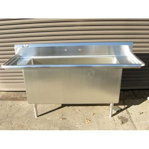 Custom Made Commercial Stainless Steel Kitchen Sink 68  x 20 3/4 x 32 