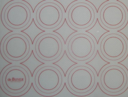 de Buyer Silicone Baking Mat 12"x16" with circle marking guide