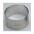 Stainless Steel Round Dessert Rings 3.25" dia.