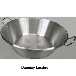 Duraware Food Container, Aluminum, 14 Quart, 19" Diameter, 5-1/2" Deep�Quantity Limited