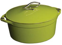 Lodge Enamel Dutch Oven, Apple Green, 5Qt.