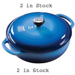 Lodge Enamel Dutch Oven, Caribbean, 3Qt.
