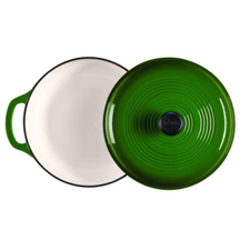 Lodge Enamel Dutch Oven, Emerald, 3-qt.,
