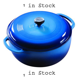 Lodge Enamel Dutch Oven, Caribbean, 6-qt.