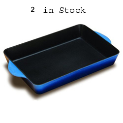 Lodge Enamel Roaster, Caribbean, 4-1/4 Qt.