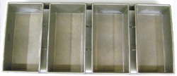 Bread Pan 4 Strap 9-7/8" X 4-1/4" X 2-3/4" Deep�Quantity Limited