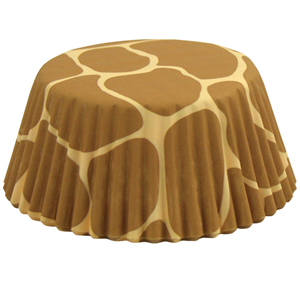 Fox Run Giraffe Baking Cups, 50 Pieces