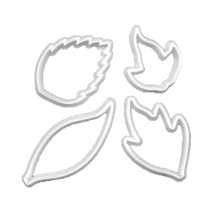 FMM Creative Leaf Cutter Set, 4 cutters included