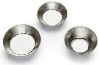 Petit Four Mold Plain Round Tinned Steel <BR>1-1/2" Diam.