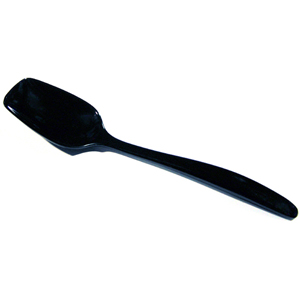 10" Melamine Serving Spoon, Black