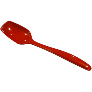 10" Melamine Serving Spoon, Red