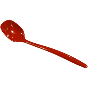 12" Melamine Serving Spoon, Red