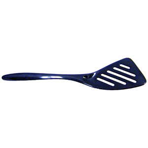 Melamine Slotted Turner, 12-1/2" Overall Length, COBALT BLUE
