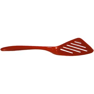 Melamine Slotted Turner, 12-1/2" Overall Length, Red