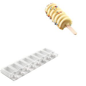 Silicone Mold for Ice Cream Pops: Mini Tango Shape