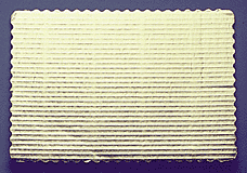 Gold Scalloped Cake Board. 9" X 13,"  25 per pack