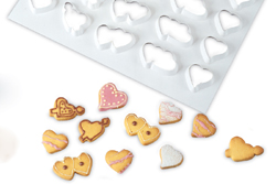 Production Cookie Cutting Sheet: Hearts