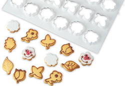 Production Cookie Cutting Sheet: Flowers and Leaves
