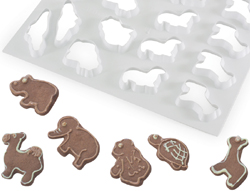 Production Cookie Cutting Sheet: Zoo Animals