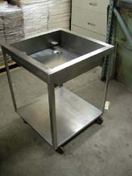 Donut Glazing Table Stainless Steel 26 x 26 - Used Condition