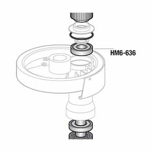 Upper Agitator Bearing For Hobart Mixers H600, L800 and M802 OEM # BB-6