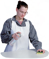 Lightweight Vinyl Apron, White, 35" x 43"�Quantity Limited