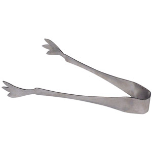 Ice Tong, Stainless Steel, 7" Long