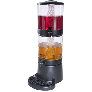 Gourmet Display Stackable Juice Dispenser, 2x1.5 Gallons