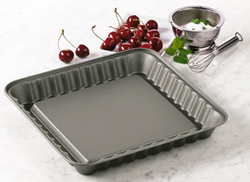 Kaiser Bakeware La Forme Square Flan Pan, 12-inch