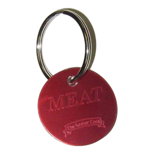 Color-Coded Metal Coin: Meat