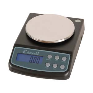 Escali L-Series L125 Professional Lab Scale - Round Stainless Steel Platform