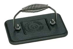 Lodge Logic Rectangular Grill Press, 6-3/4 x 4-1/2, Hammered finish