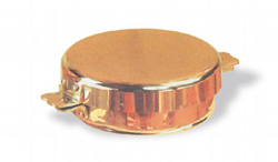 Copper Pommes Anna Pan, Diameter 9 1/2�, 4 quarts, height 3 3/8�