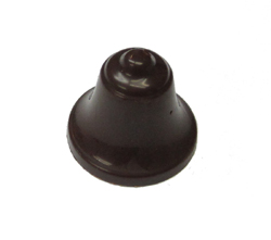Polycarbonate Chocolate Mold: Bell, 32mm Base Diameter, 32mm High, 28 Cavities