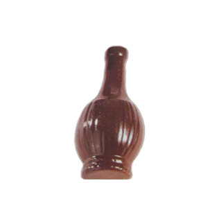 unknown Polycarbonate Chocolate Mold Half-Flagon 205mm x 98mm