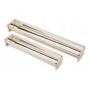 Matfer Bourgeat 13-3/4" Buche Cake Mold - Tin-Plate