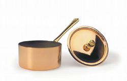 Copper Lid for Small Sauce Pan, 3 1/2" diameter