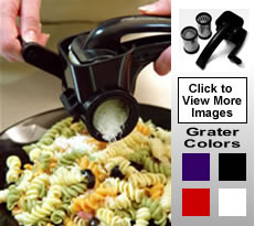 Microplane Rotary Grater with Fine and Coarse Drums