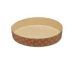 Novacart Round Shallow Tortina Baking Mold, 4" Diameter, 1-1/8" Deep. Case of 300